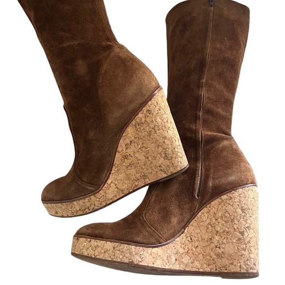 Barneys New York CO-OP Corinn’ Wedge Boots - Picture 3 of 13